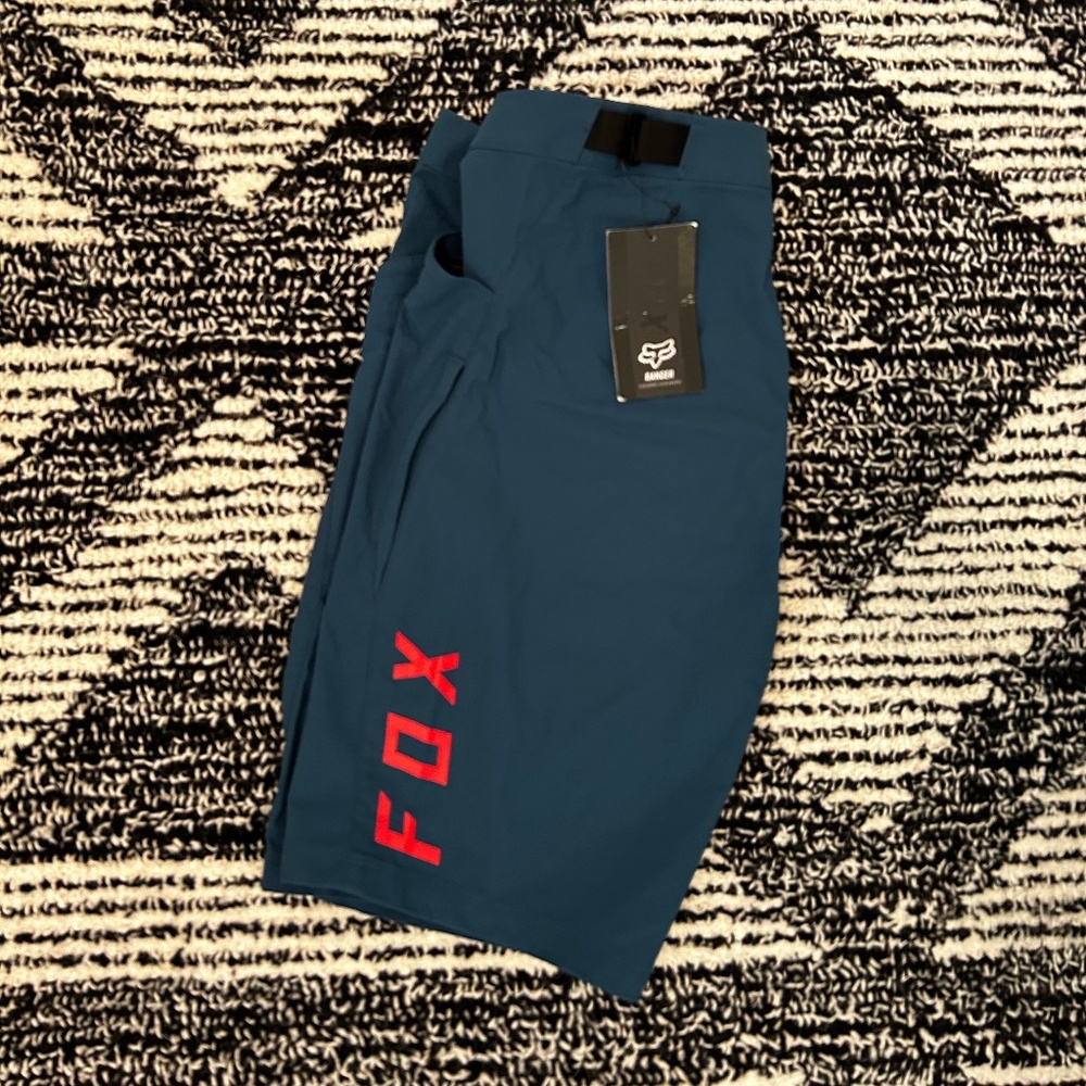 NWT small Fox mtb riding shorts cycling- dark green